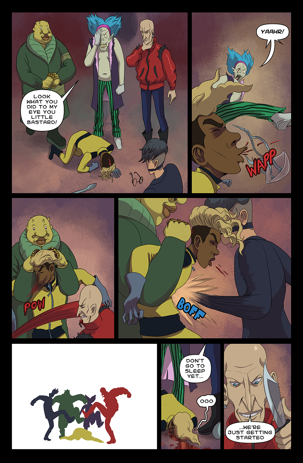 Your main character beatdown, as you do