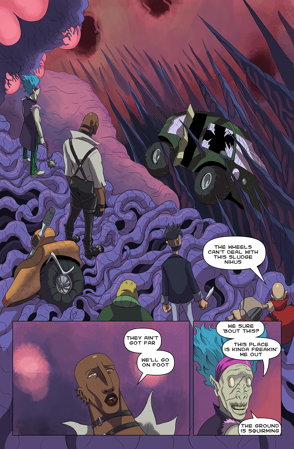 The terrain do be weird